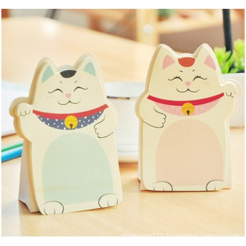 Cat Shape Sticky Notes. Adhesive Sticky Notes for Promotion